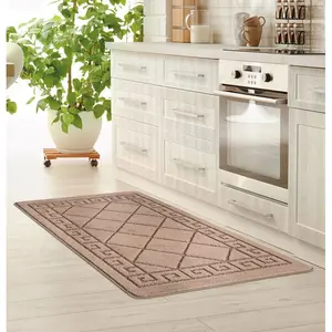 Tribela Gel Doormat Beige / 50cm x 80cm