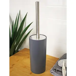 Showerdrape Alto Grey Toilet Brush & Holder