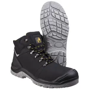 Amblers Safety AS252 Lightweight Water Resistant Leather Safety Boot Black