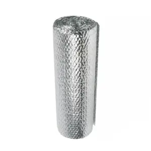 Yuzet 1.2m x 1m Silver Multi-purpose Double Aluminium Bubble Insulation Foil. Loft, Wall, Home, Caravan, Attic, Garage, Roofs