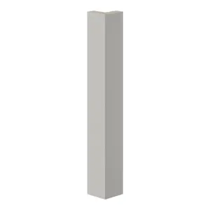 GoodHome Stevia Matt grey Standard Corner post, (W)48mm (L)340mm, Pack of 2