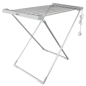 Igenix IGHA068S Foldable Electric Heated Airer, Silver