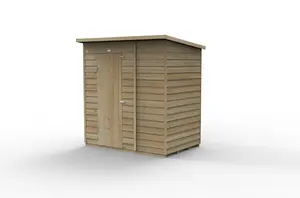 4LIFE Pent Shed 6x4 - Single Door - No Windows