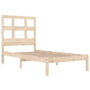 Berkfield Bed Frame Solid Wood Pine 90x200 cm