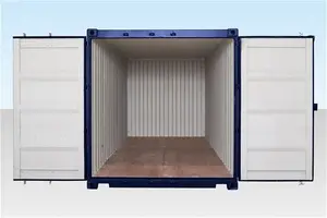 20ft Shipping Container (One Trip) Blue (RAL 5013)