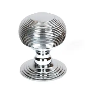 From The Anvil Polished Chrome Beehive Centre Door Knob