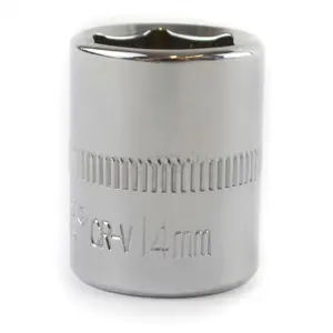 14mm 1/4" Drive Shallow Metric Socket Single Hex / 6 sided Bergen