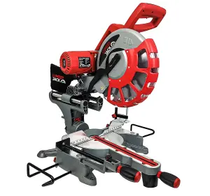 Lumberjack 12" Mitre Saw Double Bevel Sliding Compound Action with Laser 2000W