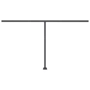 Berkfield Freestanding Manual Retractable Awning 450x350 cm Anthracite