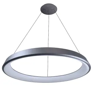 Luminosa Lizer LED Pendant Light 48W 2884Lm 3000K Grey