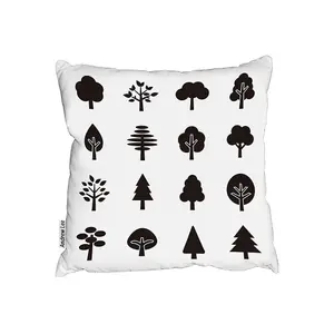 Tree Silhouette Illustrations (Cushion) / 45cm x 45cm