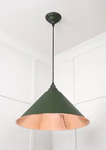 Smooth Copper Hockley Pendant in Heath