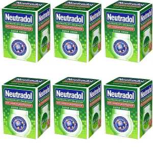 Neutradol Gel Odour Deodorizer Super Fresh Gel Square box (Green) 135g (Pack of 6)