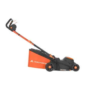 Yard Force EM N34B 1400W Electric Lawnmower with 34cm cutting width and rear roller