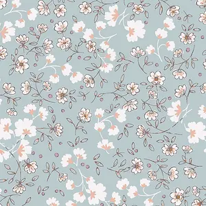 Next Duck Egg Calm Ditsy Floral Wallpaper