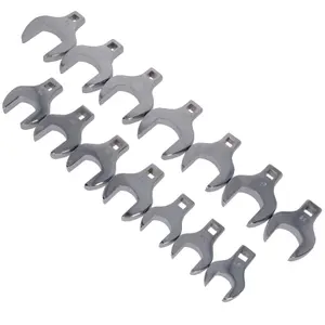 Large Crowfoot Crowfeet Spanners Wrenches Metric Sizes 27 - 50mm 14pc