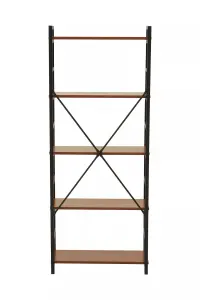 Interiors by Premier Laxton 5 Tier Red Pomelo Shelf Unit