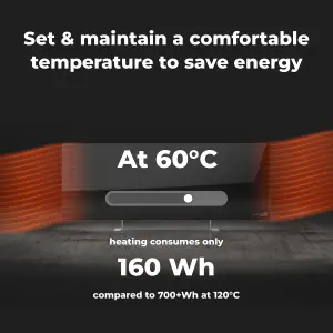 AENO Premium Eco Smart Heater Black