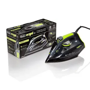 Minky Ergo Lite Steam Iron, Green, Black