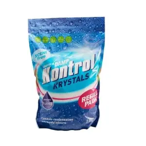 3 x Kontrol Moisture Trap Krystals - Refill Pack 2.5KG, Damp Absorbing