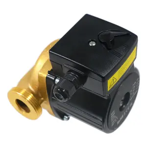 SPARES2GO Hot Water Circulator Pump Universal Bronze Circulation System (45W, 230V, 50Hz, 130mm)