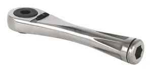 Sealey Bit Driver Ratchet Micro 1/4"Hex Stainless Steel AK6962