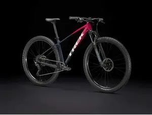 Trek Marlin 6 Hardtail Mountain Bike 2025 in Rage Red To Deep Dark Blue Fade