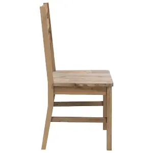 Berkfield Dining Chairs 2 pcs Solid Acacia Wood