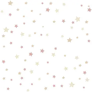 Galerie Little Explorers 2 Pink Stars Wallpaper Roll