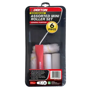 6 Pieces Dekton 4" Mixed Roller Set