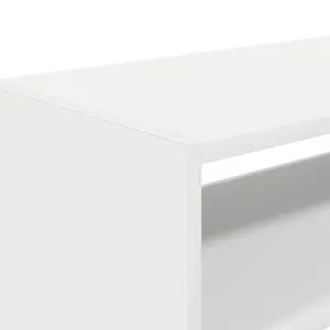 Berkfield Shoe Rack Stackable White 60x30x30.5 cm