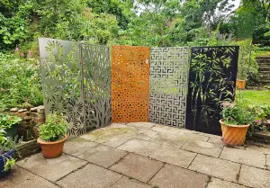 Bamboo Decorative Screen Wall Art  1.8m Tall