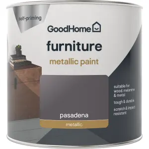 GoodHome Renovation Pasadena Metallic effect Multi-room Furniture paint, 500ml