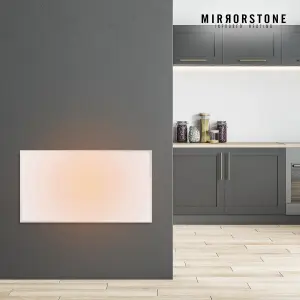 Mirrorstone 180W Classic Infrared Heating Panel With White Frame