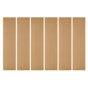 Paintable Slat Wall Panels - Pack of 6