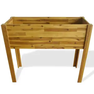 Berkfield Raised Garden Raised Bed Solid Acacia Wood