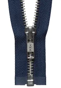 N/FREE O/E ZIP 66CM - Nickel Free Metal Open End Zip: 66cm: Navy - YKK