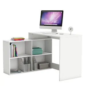 Kerri Executive Desk Pearl White