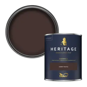 Dulux Trade Heritage Cherry Truffle Eggshell Wall paint, 750ml