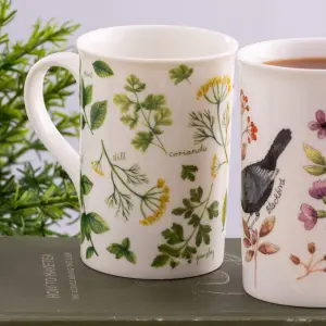 Price & Kensington Set of 6 Garden Herbs Dill & Lavender Mug 300ml