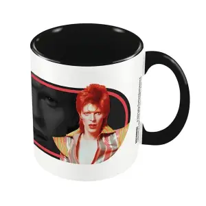 David Bowie Style Inner Two Tone Mug Black/White/Red (One Size)