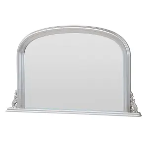 Overmantle Silver Classic Mirror 122(w) x 77cm(h)