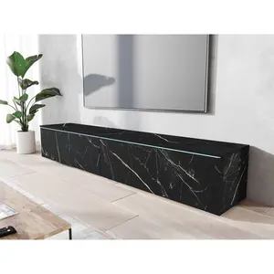 Doyal Tv Stand for Tvs up to 78 " Black Marble