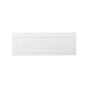 GoodHome Artemisia Matt white Classic shaker 2 drawer front, bridging door & bi fold door 1000mm