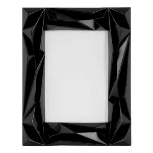 Interiors by Premier Prisma Black 5in x 7in Photo Frame