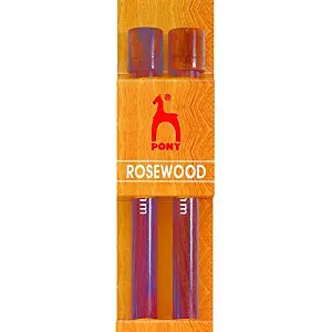 RWOOD 35CMX8.00MM - Knitting Pins: Single-Ended: Rosewood: 35cm x 8.00mm - Pony