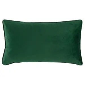 Evans Lichfield Stag Winter Velvet Piped Feather Rich Cushion