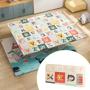 180cm x 200cm Playmat, Extra-Large&Thick Foldable Foam Baby Play Mat, Thickness 1.5cm