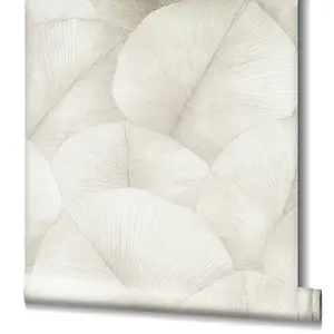 Galerie The New Design Book Natural Textured Palm Leaf  Wallpaper