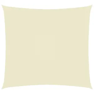 Berkfield Sunshade Sail Oxford Fabric Rectangular 2x2.5 m Cream